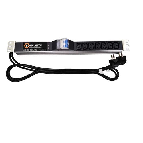 Блок розеток с АВР BONCH-ATS/PDU 8A-7C13-Av-S/S